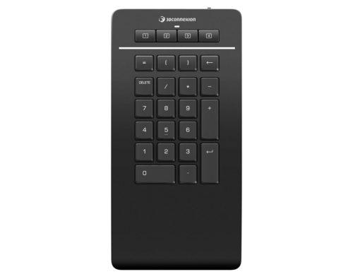 3D Connexion Wireless Bluetooth Numpad Pro Keypad Black