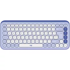 Logitech Pop Icon Wireless Keyboard Lilac/Off White US