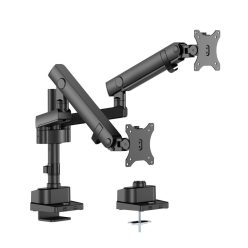   ACT AC8328 Dual monitor arm office solid pro, with mechanical spring