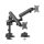 ACT AC8328 Dual monitor arm office solid pro, with mechanical spring