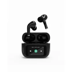   Gembird BT TWS in-ears with LCD display and Active Noise Cancelling Black