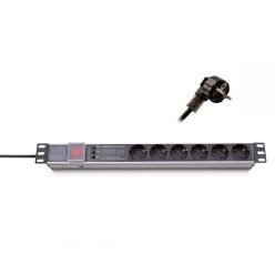 Keline Túlfeszültségvédő Kapcsolóval 6DIN Black