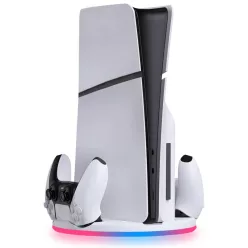 snakebyte Charge Base RGB Slim 5 White