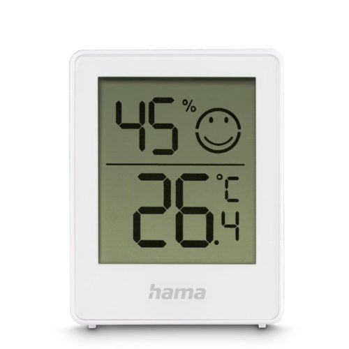 Hama Baros Thermometer and Hygrometer Digital for Indoors Set of 2 Időjárás Állomás White