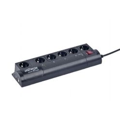 Gembird EG-PMS2 Túlfeszültségvédő Kapcsolóval