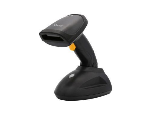 EQuip Wireless 1D Laser Barcode Scanner Long Distance with Stand Vonalkódolvasó Black