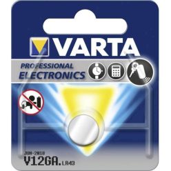 Varta LR43 Alkáli Gombelem 1db/csomag