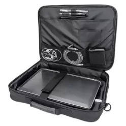 Manhattan Cambridge Clamshell Laptop Bag 15,6" Black