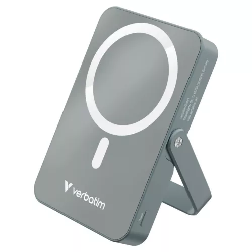 Verbatim Charge "n" Go PowerBank with Stand 10000mAh PowerBank Grey