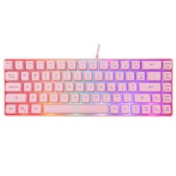 White Shark Ronin RGB Gaming keyboard Pink US