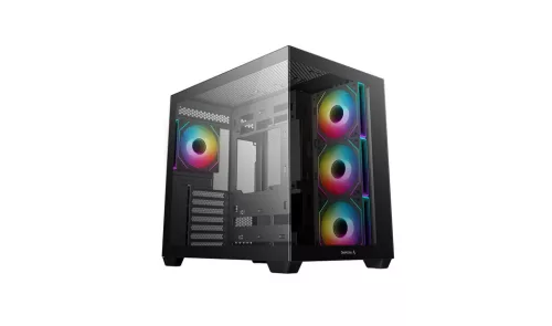 DeepCool CG530 F4 Tempered Glass Black