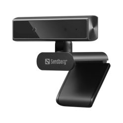 Sandberg Face-ID Webcam Webkamera Black