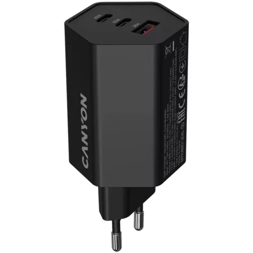 Canyon CND-CHAHEX65B Wall Charger Hexagon 65 Black