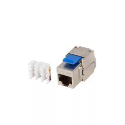   Lanberg Keystone Modul szerszám nélkül szerelhető RJ45 CAT.6a FTP