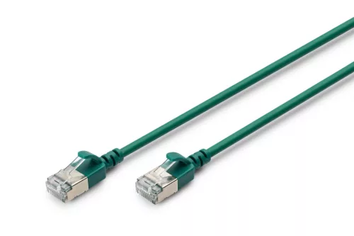 Digitus CAT6A F-FTP Patch Cable 0,3m Green