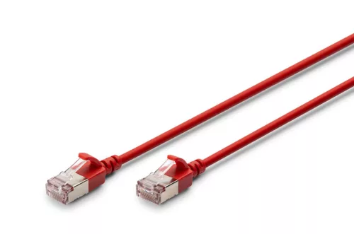Digitus CAT6A F-FTP Patch Cable 0,3m Red