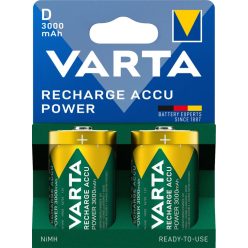Varta 3000mAh D Ni-MH akkumulátor 2db/csomag