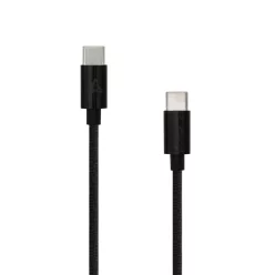 SBOX Type-C to Type-C 60W Charge and sync cable 2m Black