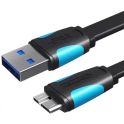 Vention USB-A 3.0/M to Micro USB-B cable 0,2m Black