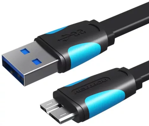 Vention USB-A 3.0/M to Micro USB-B cable 0,2m Black