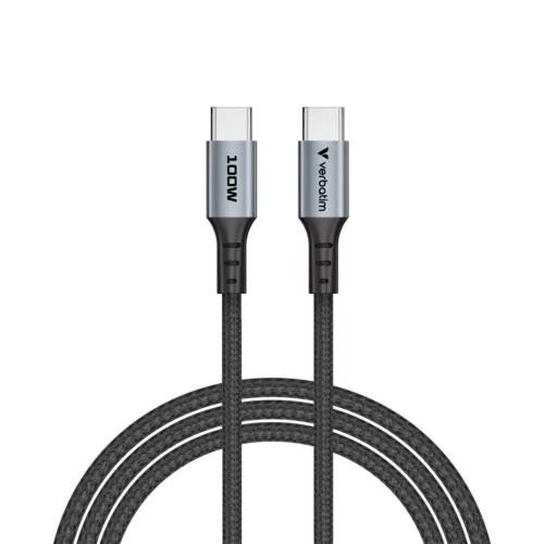 Verbatim Sync & Charge 100W Cable 1,2m Black
