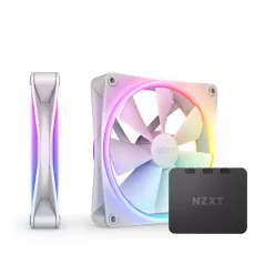 NZXT F140 RGB DUO Twin Pack White