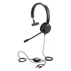 Jabra Evolve 30 II UC Mono Headset Black