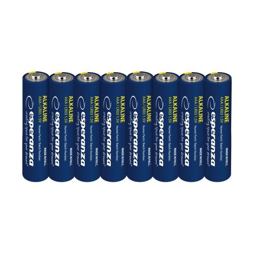 Esperanza AAA Alkáli Elem 8db/csomag