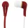 Esperanza EH146R Stereo Earphones Lollipop Red