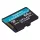 Kingston 64GB microSDXC Canvas Go Plus Gen4 Class 10 UHS-I U3 + adaper nélkül