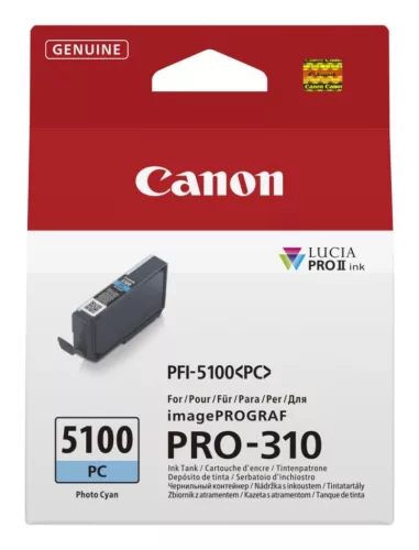 Canon PFI-5100 Photo Cyan tintapatron
