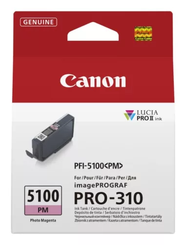 Canon PFI-5100 Photo Magenta tintapatron