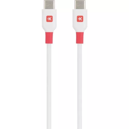 SKROSS USB-C to USB-C fast charger cable 1,2m White