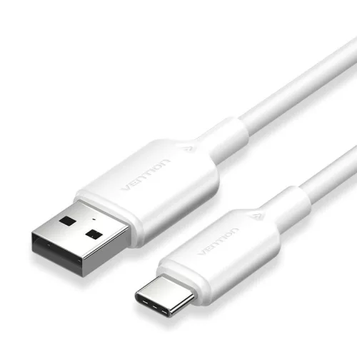 Vention Vention USB 2.0 A Male to C Male 3A PVC Type cable 1m White
