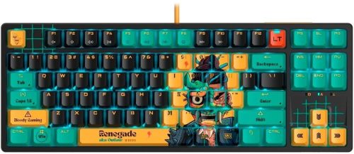 A4-Tech Bloody AT87 RGB Renegade Gaming Keyboard Black US