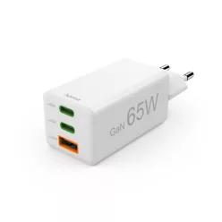 Hama Fast Charger GaN Mini Charger PD 65W White