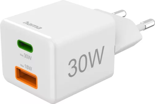 Hama Universal Mini Power Adapter 30W White