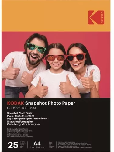 Kodak Snapshot 180g 21x29 25db Fényes Fotópapír