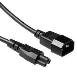 ACT Powercord C14 - C5 1m Black