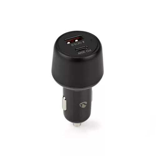 Nedis Car Charger Black