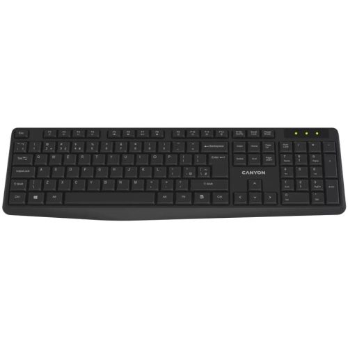 Canyon CNE-CKEYW01-HU Wireless Keyboard Black HU