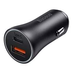 Baseus Golden Contactor Max Car Charger Dark Gray