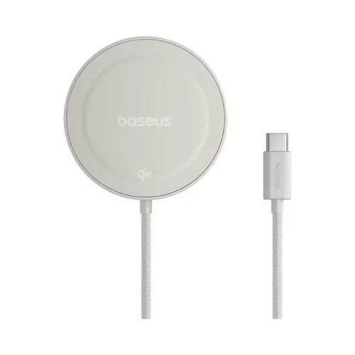Baseus Simple Mini4 Magnetic Wireless Charging Stand Titanium Gold