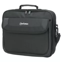 Manhattan Cambridge Clamshell Laptop Bag 14,1" Black