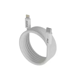   Avax CB611W MAGNETY 27W USB-C - Lightning Magnetic Charger 1m White