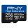 PNY 256GB microSDXC Pro Elite High Endurance Class 10 U3 V30 A2 + adapterrel
