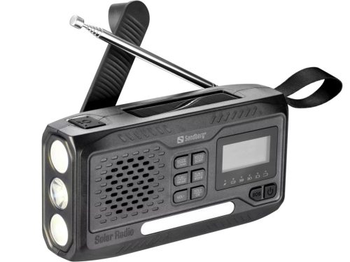 Sandberg Survivor DAB Radio All-in-1 Black