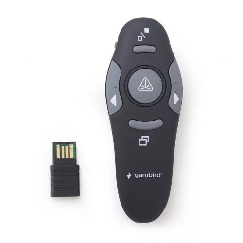 Gembird WP-L-11 Wireless Presenter Red Laser Black