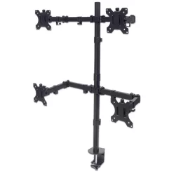   Manhattan Universal Four Monitor Mount with Double-Link Swing Arms