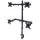 Manhattan Universal Four Monitor Mount with Double-Link Swing Arms